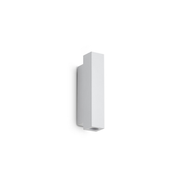 Look 15cm Square Up & Down Wall Lamp White 2x LED 900lm 3000K - image 1