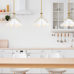 Quoizel Mejia Dome Pendant Ceiling Light Classic Aged Brass, Textured White Steel Shade 1x E27 - thumbnail 5