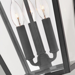 Hinkley Alford Place Outdoor Pendant Ceiling Light Museum Black, IP44 - thumbnail 5