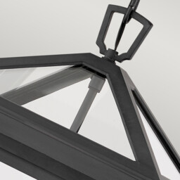 Hinkley Alford Place Outdoor Pendant Ceiling Light Museum Black, IP44 - thumbnail 3