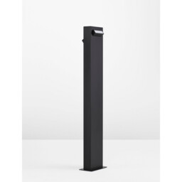 Zelda Outdoor Bollard Black Aluminium, LED 9W 571Lm 3000K IP65 - thumbnail 5