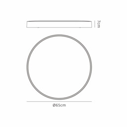 Cumbuco II Ceiling 65cm, 50W LED, 2700/3300/4000K, On Board CCT, 3200lm, Wood, 3yrs Warranty - thumbnail 3
