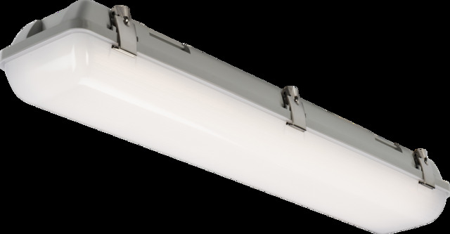 Knightsbridge 230V IP65 IK08 2ft Selectable 14W/26W CCT Adjustable ST Emergency Non-Corrosive - TORCWST2 - image 1