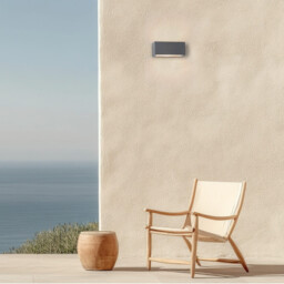 Miziya Outdoor Wall Down Lamp Dark Grey LED 3000K IP65 - thumbnail 2