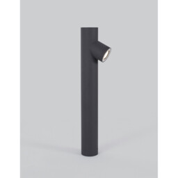 Ramo Outdoor Bollard Dark Grey Aluminium Glass LED GU10 1x7W IP65 - thumbnail 2