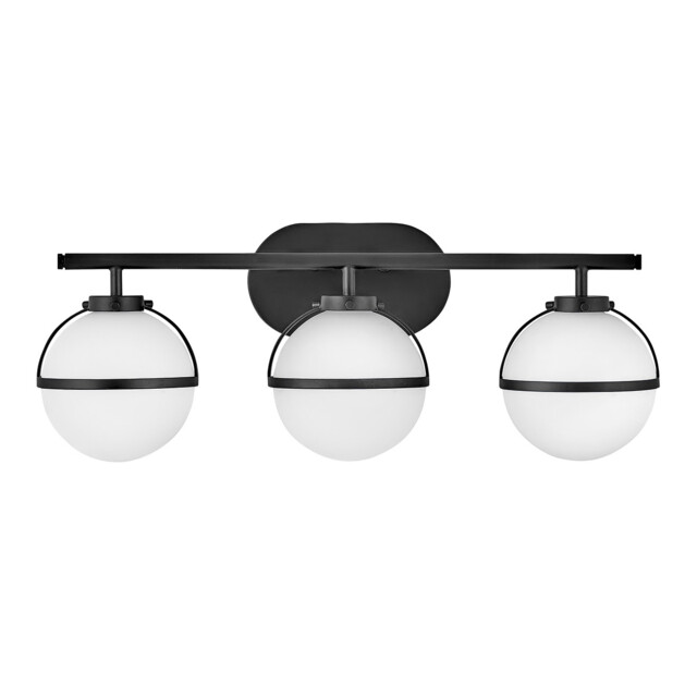 Hinkley Hollis Bathroom Wall Lamp Black, IP44 - image 1