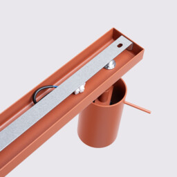 Ring Modern Spotlight Bar 3 Light Red Ochra - thumbnail 5