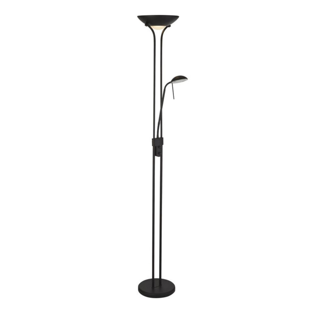 LED Mother & Child Floor Lamp Matt Black 3000K - image 1