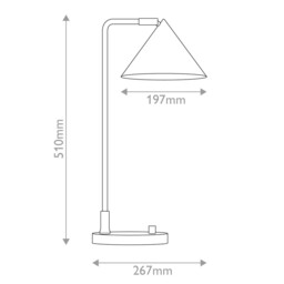Alora Mood Remyck Desk Task Lamp Contemporary Matt Black 1x E27 - thumbnail 3