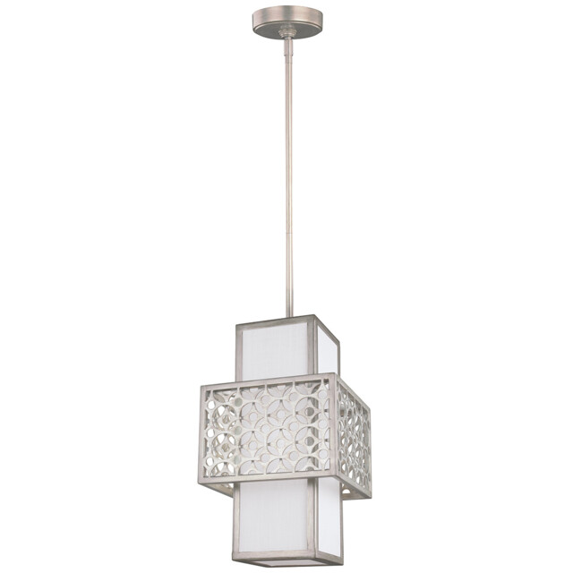 Kenney 1 Light Ceiling Pendant Silver, E27