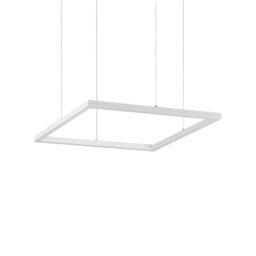 Oracle Slim Non Dim Decorative Square Integrated Pendant Light White, 3000K, 33W