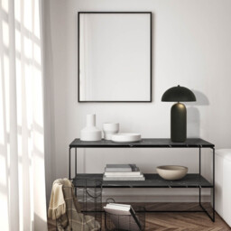 Alaris Integrated Led Table Lamp Black 2ΧΕ27 - thumbnail 2