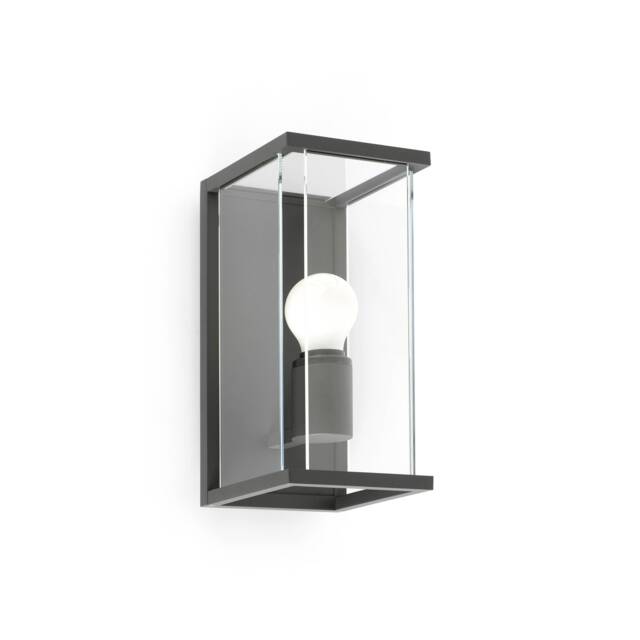 Nala 1 Light Outdoor Wall Lantern Dark Grey IP54, E27 - image 1
