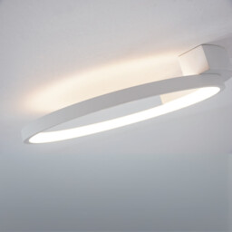 Kavala 42.5cm Integrated Led Semi Flush Ceiling Light Sandy White LED 3000K - thumbnail 2
