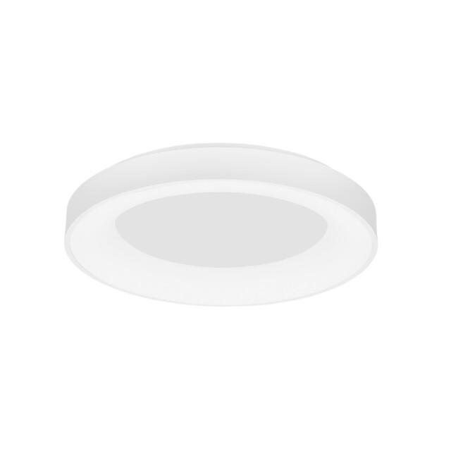 Rando Thin 60cm Integrated LED Semi Flush Light Sandy White Aluminium LED 50W 3250Lm 3000K - image 1
