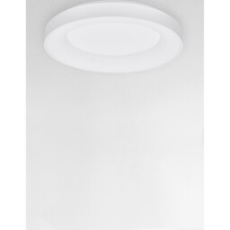 Rando Thin 60cm Integrated LED Semi Flush Light Sandy White Aluminium LED 50W 3250Lm 3000K - thumbnail 2