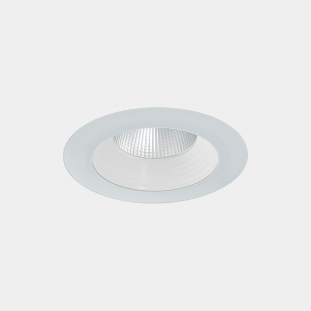 Dako 18cm Outdoor Recessed Downlight White LED 20W 3000K IP66 On-Off