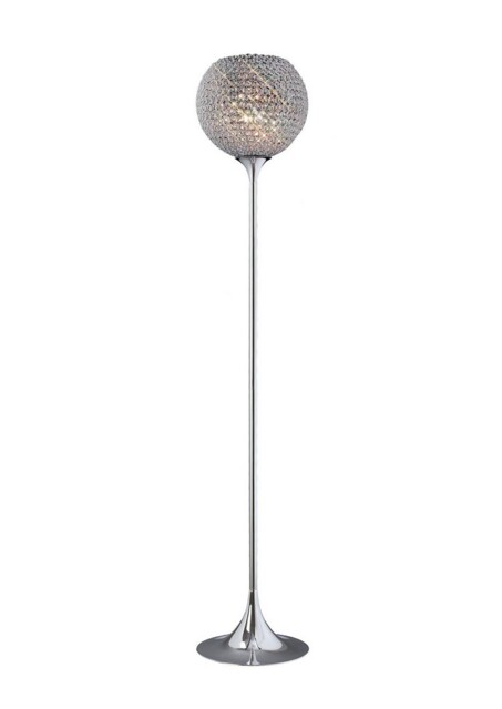Ava Floor Lamp 5 Light Polished Chrome, Crystal - image 1