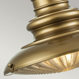 Redding Station Outdoor Pendant Ceiling Light, Painted Distressed Bronze IP44 - thumbnail 5