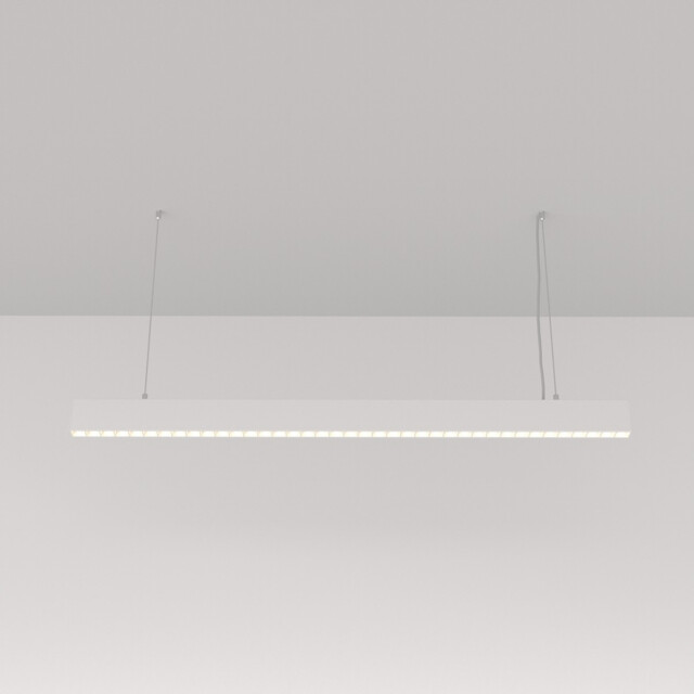 Maytoni Points Bar Pendant Ceiling Light White Integrated LED 4000K - image 1