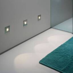 Tango 1 Light Outdoor Recessed Marker Wall Light Stainless Steel IP65, E27