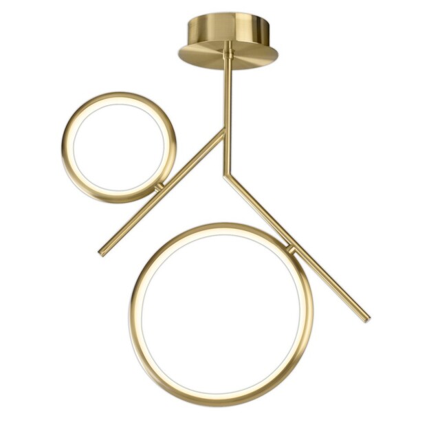 Olimpia Ceiling, 30W LED, 3000K, 2250lm, IP20, Satin Gold - image 1