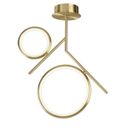 Olimpia Ceiling, 30W LED, 3000K, 2250lm, IP20, Satin Gold