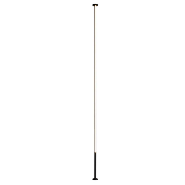 Vertical Floor Lamp, 40W LED, 3000K, 2400lm, Dimmable, Black, 3yrs Warranty - image 1