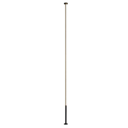 Vertical Floor Lamp, 40W LED, 3000K, 2400lm, Dimmable, Black, 3yrs Warranty - thumbnail 1