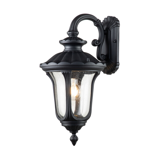 Chicago Outdoor Wall Lantern Textured Black, IP44 - image 1