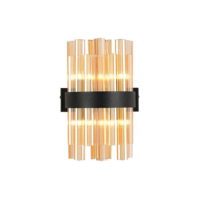 Lysander 4 Light G9, Wall Lamp, Satin Black, Amber - image 1