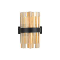 Lysander 4 Light G9, Wall Lamp, Satin Black, Amber - thumbnail 5