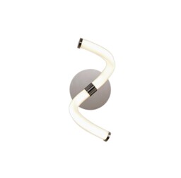 Nur Wall Lamp, 12W LED, 3000K, 900lm, IP20, Chrome
