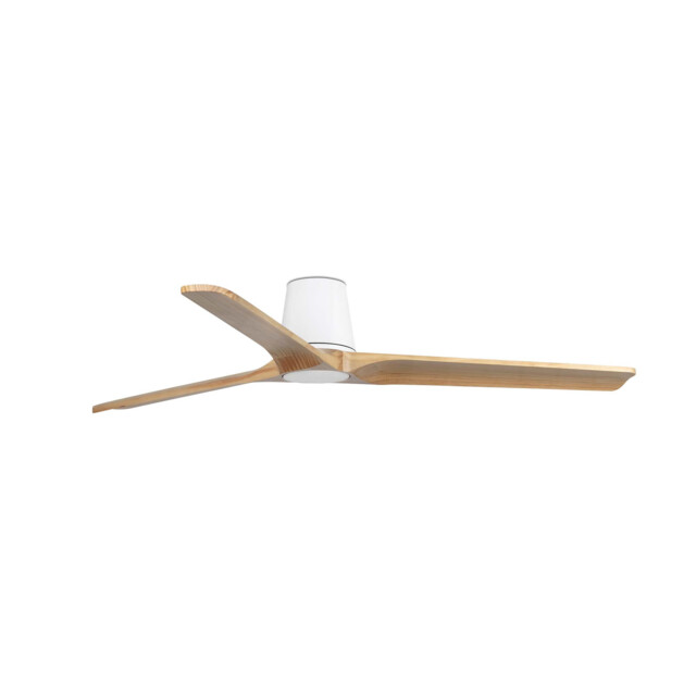 Heywood Tub 132cm Ceiling Fan White, Pine Blades - image 1