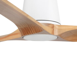 Heywood Tub 132cm Ceiling Fan White, Pine Blades - thumbnail 3