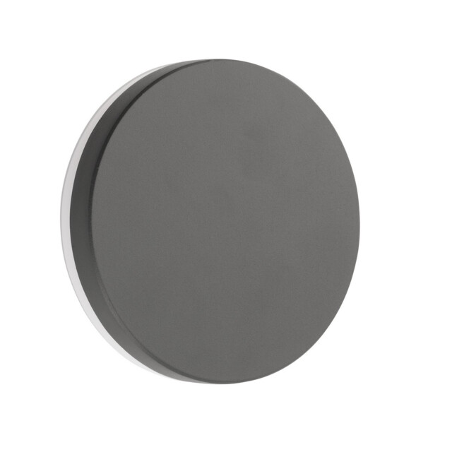 Suite Flush Wall Lamp Dark Grey Aluminium LED 10W 485Lm 3000K IP54 - image 1