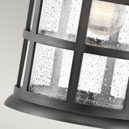 Hinkley Freeport Outdoor Wall Lantern Textured Black, IP44 - thumbnail 5