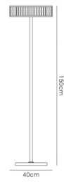 Torre Floor Lamp 5 Light Polished Chrome, Crystal - thumbnail 3