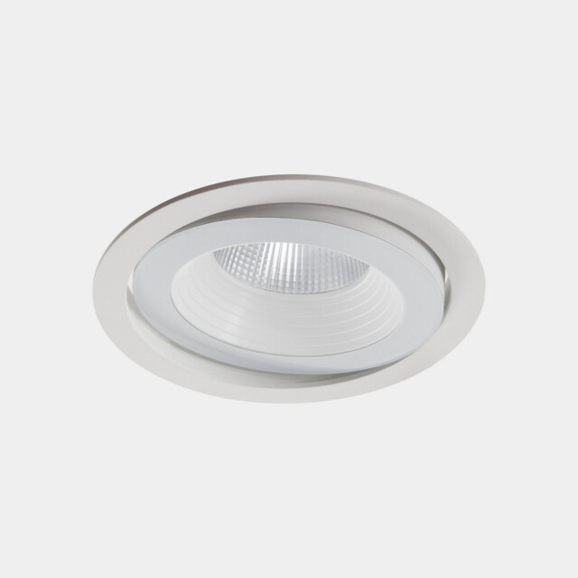 Dako 20cm Outdoor Recessed Downlight White LED 20W 3000K IP66 On-Off