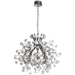 Rosaluci Pendant Ceiling Light Chrome White