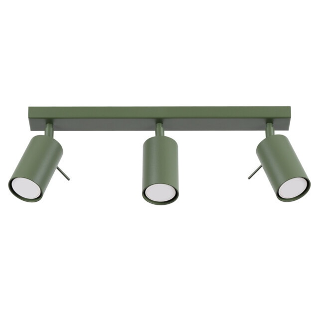 Ring Modern Spotlight Bar 3 Light Olive Green - image 1