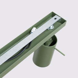 Ring Modern Spotlight Bar 3 Light Olive Green - thumbnail 5