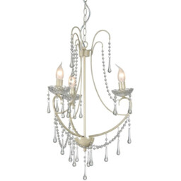 Romance 3 Light Multi Arm Chandeliers Ivory