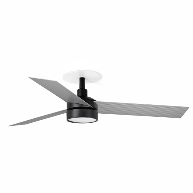 Cruiser Recessed 106cm Ceiling Fan Matt Black, Aluminium Blades CCT - image 1