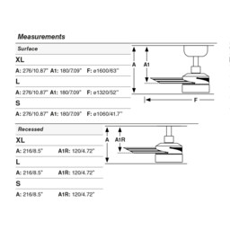 Cruiser Recessed 106cm Ceiling Fan Matt Black, Aluminium Blades CCT - thumbnail 2
