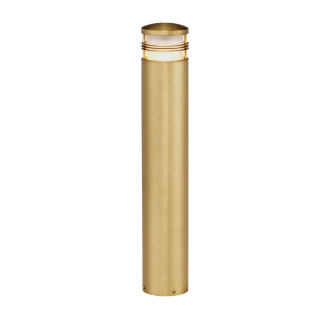 Newbrighton Outdoor Bollard Antique brass, IP55 - image 1