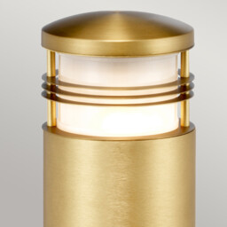 Newbrighton Outdoor Bollard Antique brass, IP55 - thumbnail 2