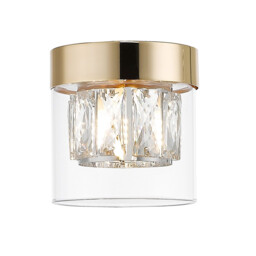 Gem Surface Mounted Downlight, French Gold, 1x G9