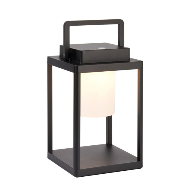 Voyage Integrated LED Table Lamp Matt Black, White, IP44 - image 1