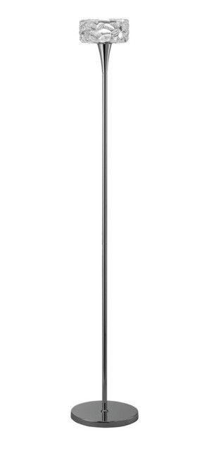 O2 Floor Lamp 1 Light E27, Polished Chrome - image 1